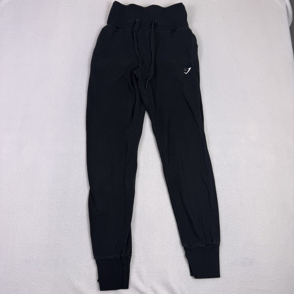 Gymshark Black Joggers Medium Slim‎ Fit Sweatpants Gym Activewear Training